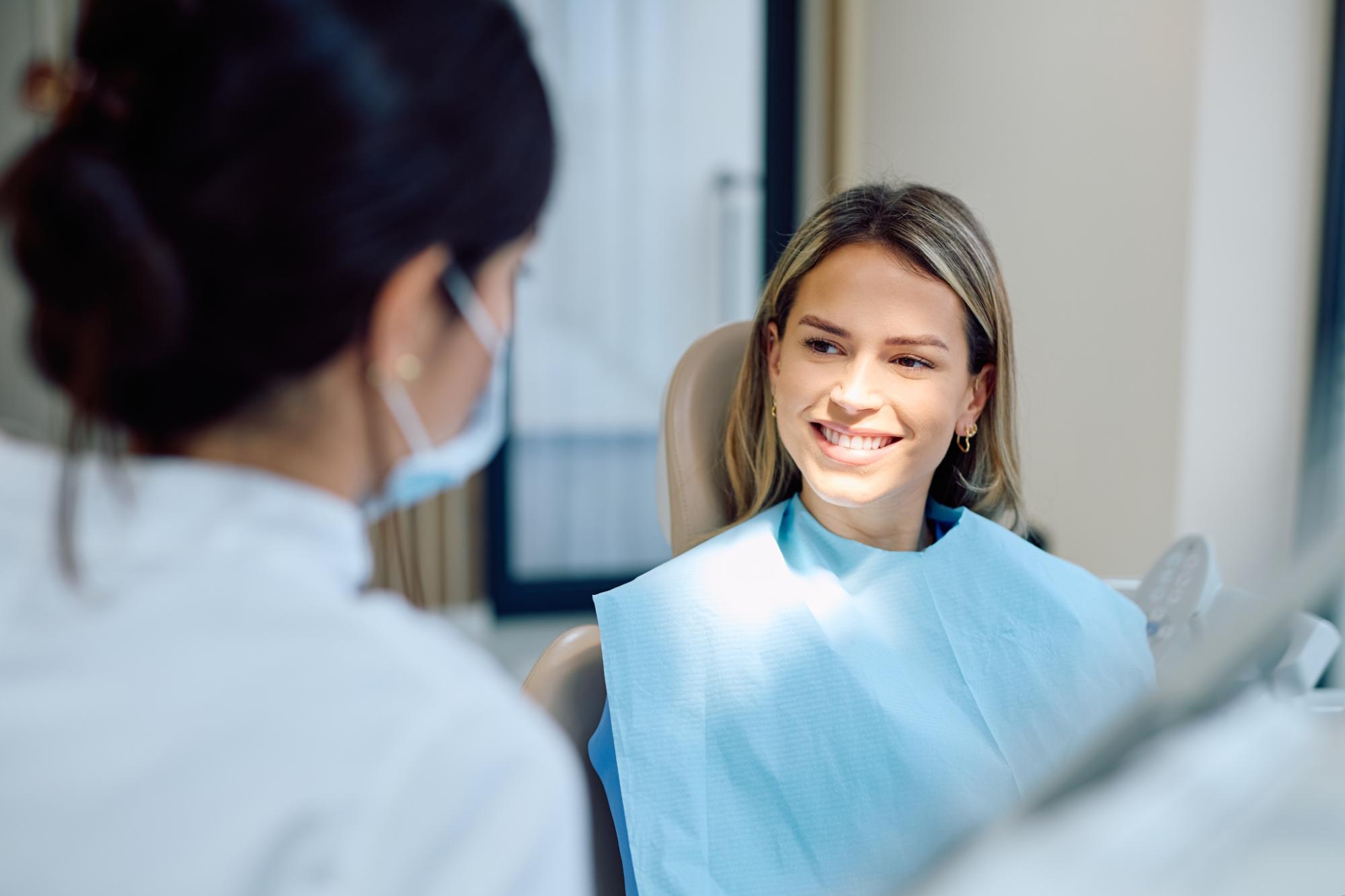 Patient meeting the orthodontic team for a consultation